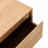 Mesita de Noche Roble 40 cm Tora Top Mueble Detalle