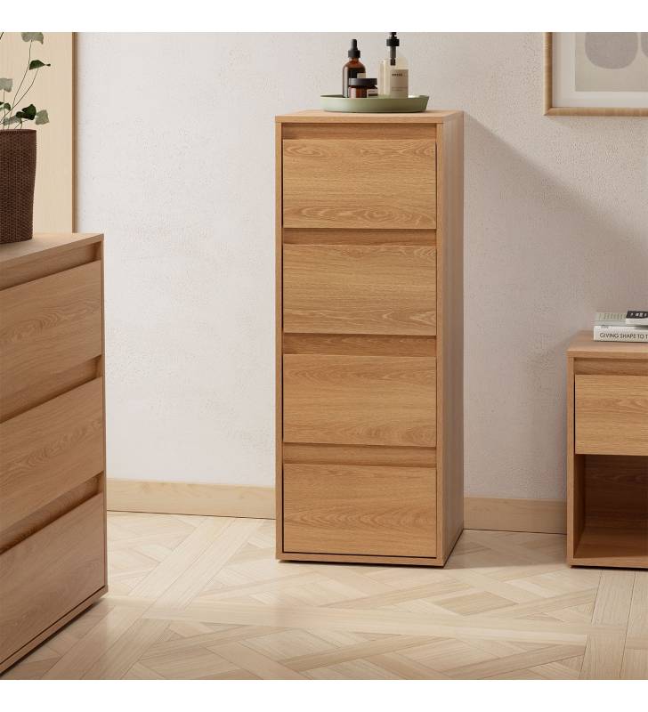 Sinfonier Roble 4 Cajones Tora Top Mueble Ambiente