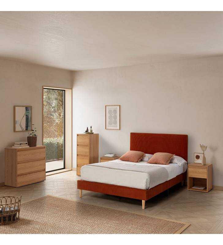 Conjunto Dormitorio Roble Tora Top Mueble Ambiente