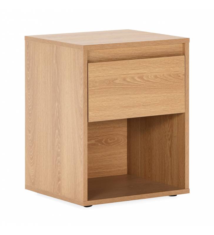 Mesita de Noche Roble Tora Top Mueble