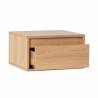 Mesita de Noche Flotante Roble Tora Top Mueble 2