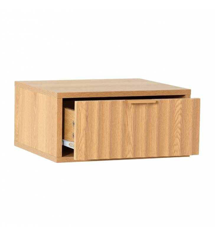 Mesita de Noche Flotante Roble Layla Top Mueble 2