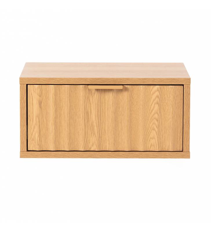 Mesita de Noche Flotante Roble Layla Top Mueble 3