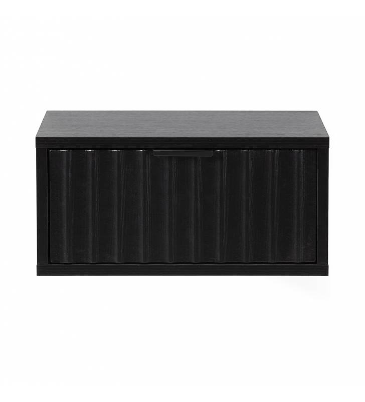 Mesita de Noche Flotante Negro Layla Top Mueble 3