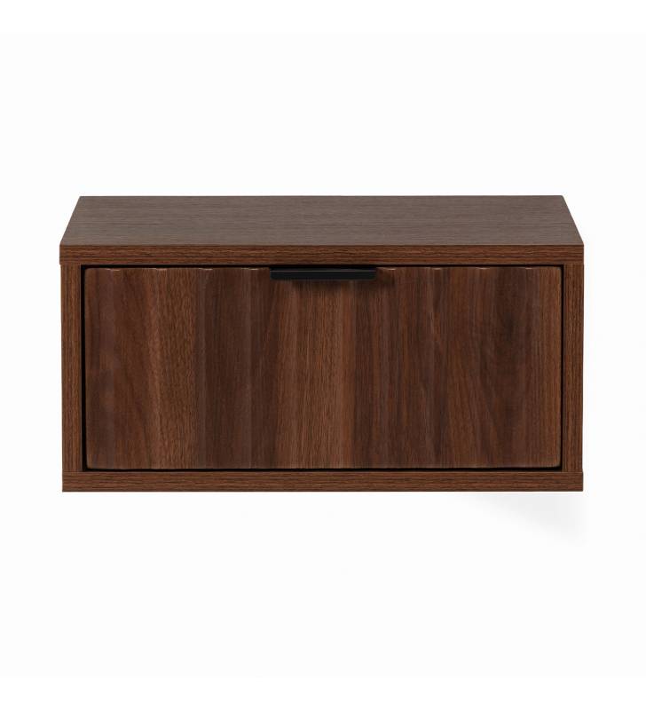 Mesita de Noche Flotante Nogal Layla Top Mueble 3