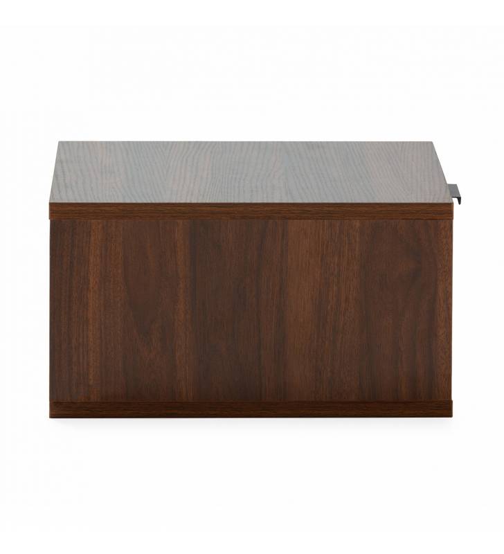 Mesita de Noche Flotante Nogal Layla Top Mueble 4