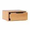 Mesita de Noche Flotante Roble Auran Top Mueble 2