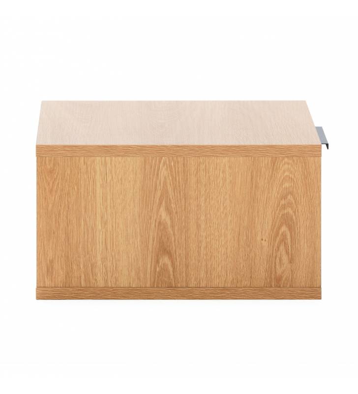 Mesita de Noche Flotante Roble Auran Top Mueble 4