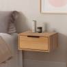 Mesita de Noche Flotante Roble Auran Top Mueble Ambiente