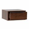 Mesita de Noche Flotante Nogal Auran Top Mueble 2