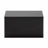 Mesita de Noche Flotante Negro Roble Adonis Top Mueble 4