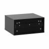 Mesita de Noche Flotante Negro Roble Adonis Top Mueble 5