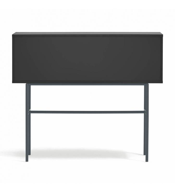 Consola Recibidor Puerta Corredera Gris Antracita Nube Top Mueble 5