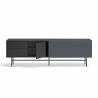 Mueble TV Puerta Corredera Gris Antracita Nube Top Mueble 4