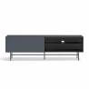 Mueble TV Puerta Corredera Gris Antracita Nube Top Mueble 5