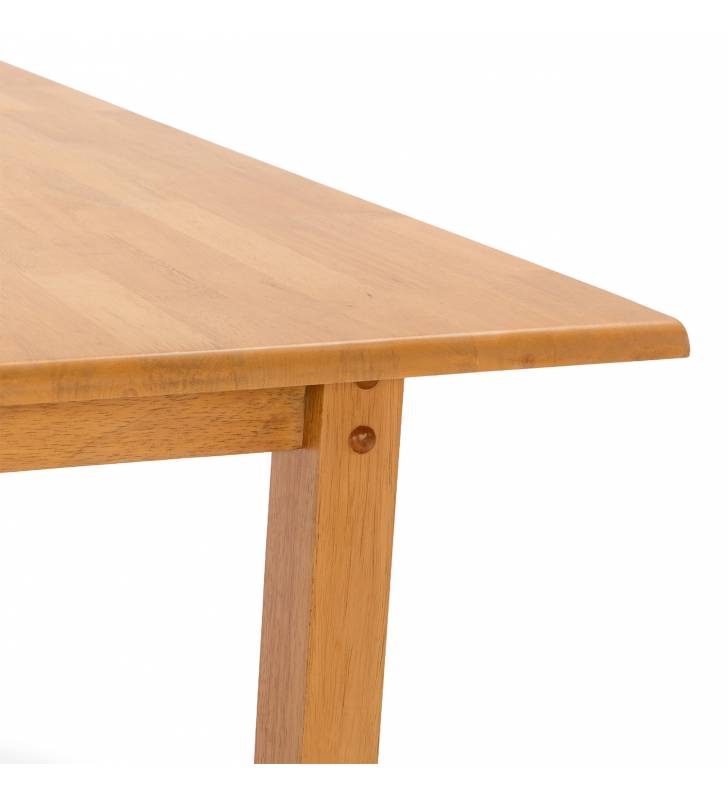 Mesa comedor 140 cm Roble Georgia Top Mueble Detalle