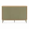 Aparador 120 cm Roble Verde Kamila Top Mueble 3