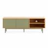 Mueble Tv 140 cm Roble Verde Kamila Top Mueble 3