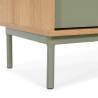 Mueble Tv 140 cm Roble Verde Kamila Top Mueble Detalle