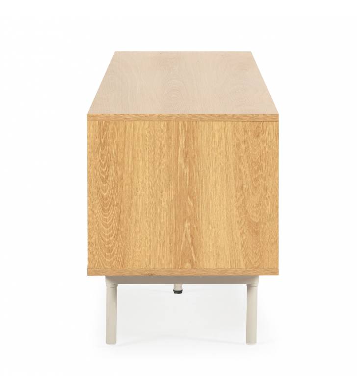 Mueble TV Roble Gris Kamila Top Mueble 4