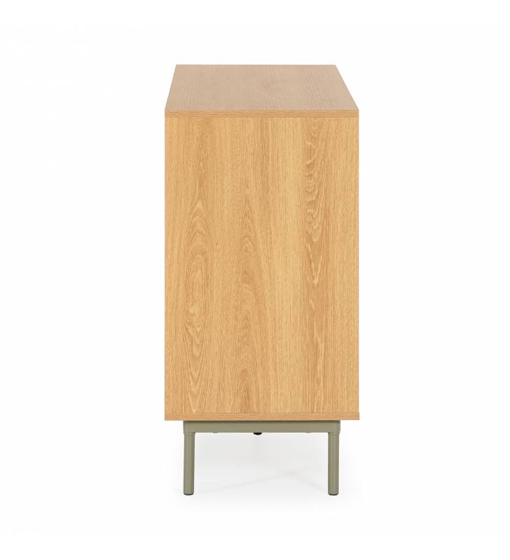 Aparador Salón Roble Verde Kamila Top Mueble 4