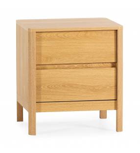 Mesita de Noche 45 cm Roble Nassaua Top Mueble