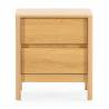 Mesita de Noche 45 cm Roble Nassaua Top Mueble 3