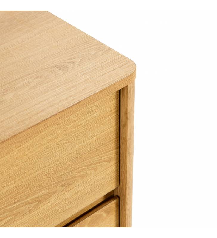 Cómoda 80 cm ancho Roble Nassaua Top Mueble Detalle