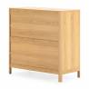 Cómoda 80 cm ancho Roble Verde Nassaua Top Mueble 5
