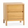 Mesita de Noche Roble Nassaua Top Mueble