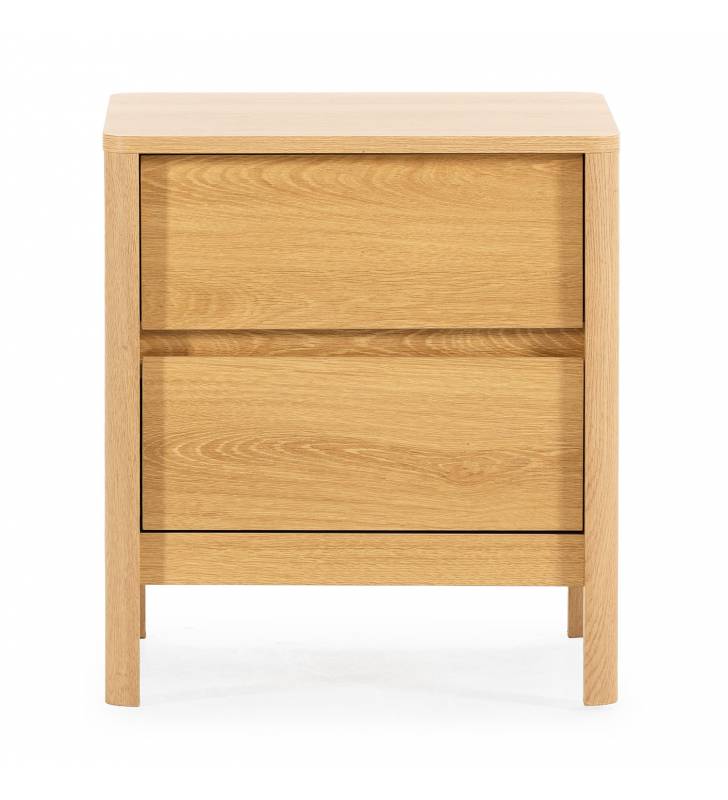 Mesita de Noche Roble Nassaua Top Mueble 3