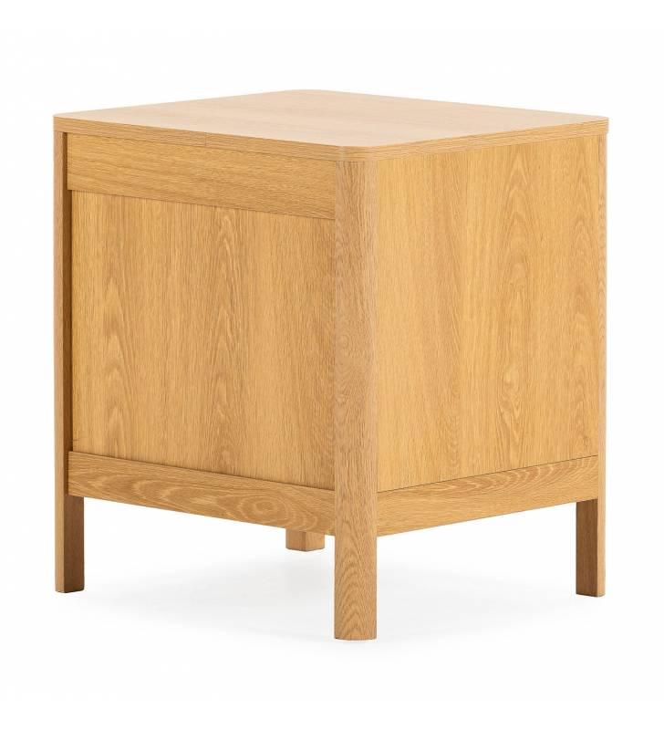 Mesita de Noche Roble Nassaua Top Mueble 5