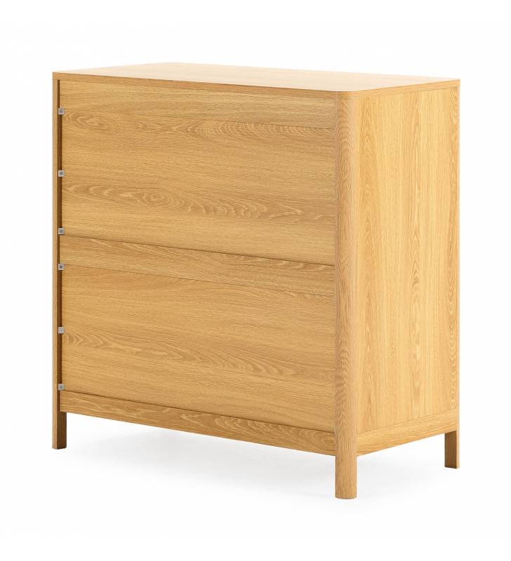 Cómoda Dormitorio Roble Nassaua Top Mueble 5