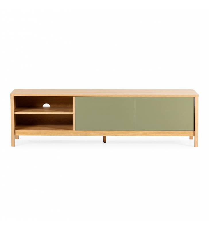 Mueble TV 160 cm Roble Verde Nassaua Top Mueble 3