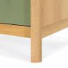 Mueble TV 160 cm Roble Verde Nassaua Top Mueble Detalle