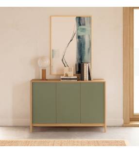 Aparador 120 cm Roble Verde Nassaua Top Mueble Ambiente
