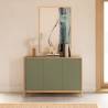 Aparador 120 cm Roble Verde Nassaua Top Mueble Ambiente