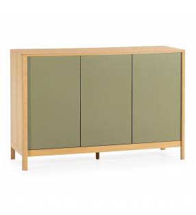 Aparador 120 cm Roble Verde Nassaua Top Mueble