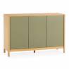 Aparador 120 cm Roble Verde Nassaua Top Mueble