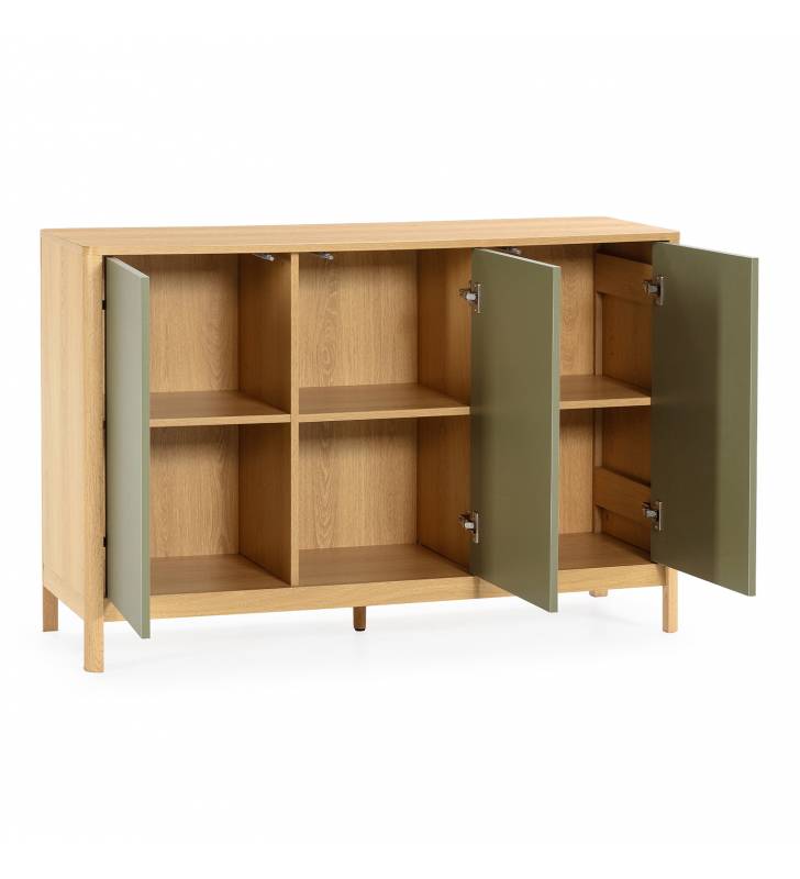 Aparador Salón Roble Verde Nassaua Top Mueble 2