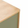 Aparador Salón Roble Verde Nassaua Top Mueble Detalle