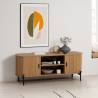 Mueble TV Puertas Correderas Roble Carolina Top Mueble Ambiente