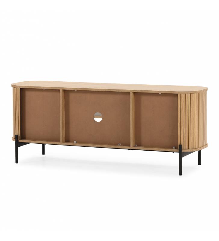 Mueble TV Puertas Correderas Roble Carolina Top Mueble 5