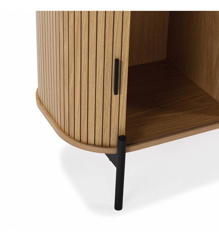 Mueble TV Puertas Correderas Roble Carolina Top Mueble 6