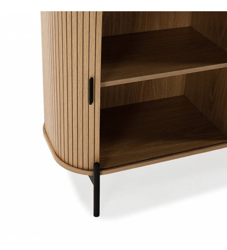 Aparador Puertas Correderas Roble Carolina Top Mueble Detalle