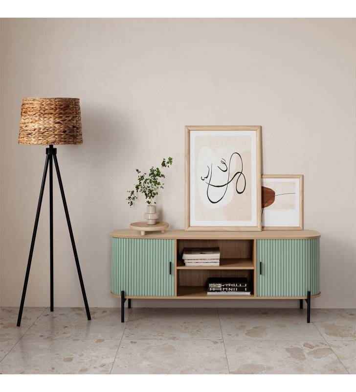 Mueble TV 140 cm Aguamarina Carolina Top Mueble Ambiente