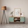 Mueble TV 140 cm Aguamarina Carolina Top Mueble Ambiente
