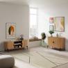 Conjunto Aparador y Mueble TV 140 cm Roble Carolina Top Mueble Ambiente