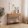 Consola Recibidor Roble Layla Top Mueble Ambiente