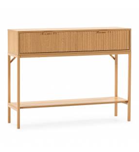 Consola Recibidor Roble Layla Top Mueble